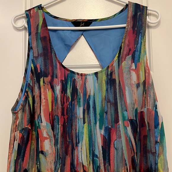 Beautiful airy colourful dress perfect for a summer wedding or party! - Picture 2 of 4